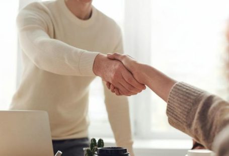 Job Interview - Man and Woman Near Table