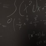 Calculus - Equations Written On Blackboard