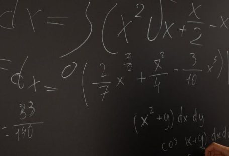 Calculus - Equations Written On Blackboard